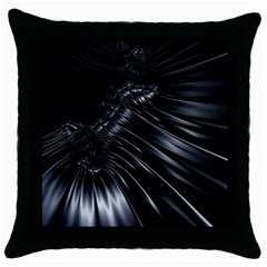 Fractal Mathematics Abstract Throw Pillow Case (Black)