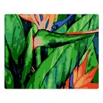 Flowers Art Beautiful Double Sided Flano Blanket (Large)  80 x60  Blanket Front