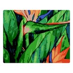 Flowers Art Beautiful Double Sided Flano Blanket (Large)  Blanket Back