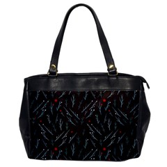 Tree Twigs Spot Blue Grey Office Handbags