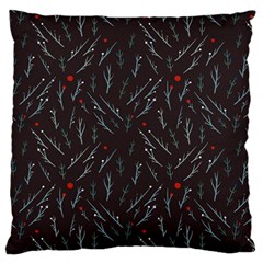 Tree Twigs Spot Blue Grey Standard Flano Cushion Case (one Side) by Alisyart