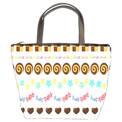 Sunflower Plaid Candy Star Cocolate Love Heart Bucket Bags