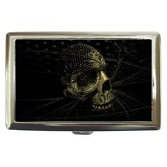 Skull Fantasy Dark Surreal Cigarette Money Cases by Amaryn4rt