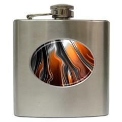 Fractal Structure Mathematic Hip Flask (6 Oz) by Amaryn4rt