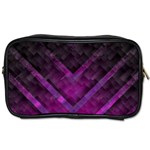 Purple Background Wallpaper Motif Design Toiletries Bags 2-Side Front