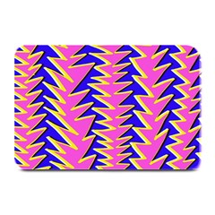 Triangle Pink Blue Plate Mats by Alisyart