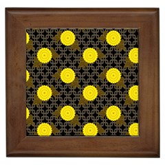 Sunflower Yellow Framed Tiles