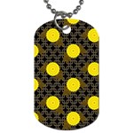 Sunflower Yellow Dog Tag (Two Sides) Front