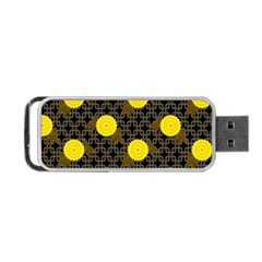 Sunflower Yellow Portable Usb Flash (two Sides)