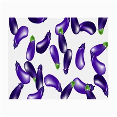 Vegetables Eggplant Purple Small Glasses Cloth (2-side)