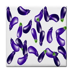 Vegetables Eggplant Purple Face Towel