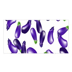 Vegetables Eggplant Purple Satin Shawl