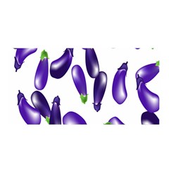 Vegetables Eggplant Purple Satin Wrap