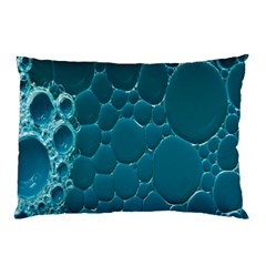 Water Bubble Blue Pillow Case (two Sides) by Alisyart