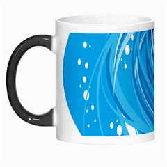 Water Round Blue Morph Mugs by Alisyart