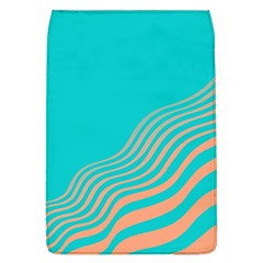 Water Waves Blue Orange Flap Covers (l) 