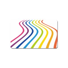 Wave Rainbow Magnet (name Card)