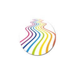 Wave Rainbow Golf Ball Marker (10 Pack)