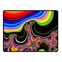 Wave Color Double Sided Fleece Blanket (small) 