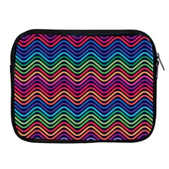 Wave Chevron Rainbow Color Apple Ipad 2/3/4 Zipper Cases by Alisyart