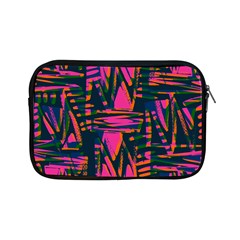 Bright Zig Zag Scribble Pink Green Apple Ipad Mini Zipper Cases by Alisyart