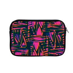 Bright Zig Zag Scribble Pink Green Apple Macbook Pro 13  Zipper Case