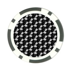 Butterfly Black Poker Chip Card Guard