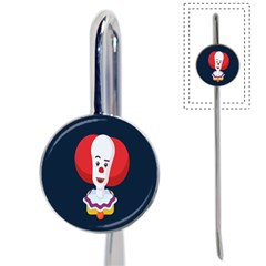 Clown Face Red Yellow Feat Mask Kids Book Mark