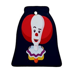 Clown Face Red Yellow Feat Mask Kids Ornament (bell)