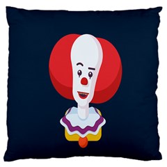 Clown Face Red Yellow Feat Mask Kids Standard Flano Cushion Case (two Sides) by Alisyart