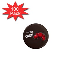 Cutthe Crab Red Brown Animals Beach Sea 1  Mini Magnets (100 pack) 