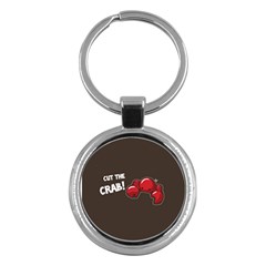 Cutthe Crab Red Brown Animals Beach Sea Key Chains (Round) 