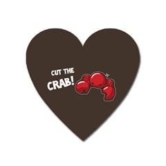 Cutthe Crab Red Brown Animals Beach Sea Heart Magnet