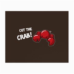 Cutthe Crab Red Brown Animals Beach Sea Small Glasses Cloth by Alisyart