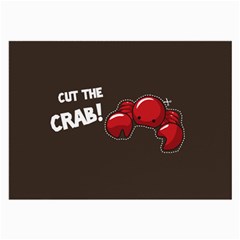 Cutthe Crab Red Brown Animals Beach Sea Large Glasses Cloth