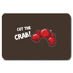 Cutthe Crab Red Brown Animals Beach Sea Large Doormat  by Alisyart