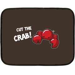 Cutthe Crab Red Brown Animals Beach Sea Double Sided Fleece Blanket (Mini) 