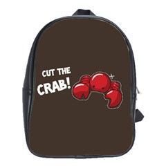 Cutthe Crab Red Brown Animals Beach Sea School Bags(large) 