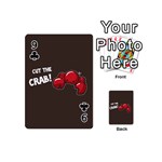 Cutthe Crab Red Brown Animals Beach Sea Playing Cards 54 (Mini)  Front - Club9