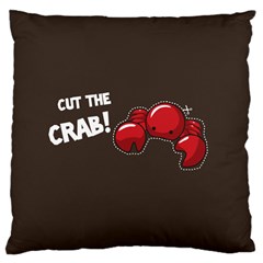 Cutthe Crab Red Brown Animals Beach Sea Large Cushion Case (Two Sides)