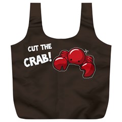 Cutthe Crab Red Brown Animals Beach Sea Full Print Recycle Bags (l) 