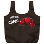 Cutthe Crab Red Brown Animals Beach Sea Full Print Recycle Bags (L)  Back