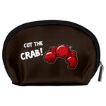 Cutthe Crab Red Brown Animals Beach Sea Accessory Pouches (Large)  Back