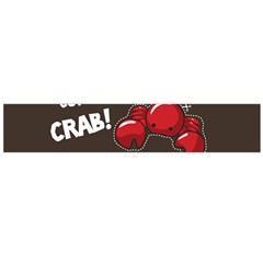 Cutthe Crab Red Brown Animals Beach Sea Flano Scarf (Large)