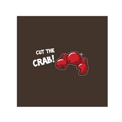 Cutthe Crab Red Brown Animals Beach Sea Small Satin Scarf (Square)