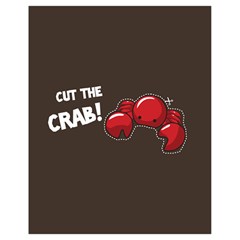 Cutthe Crab Red Brown Animals Beach Sea Drawstring Bag (small) by Alisyart