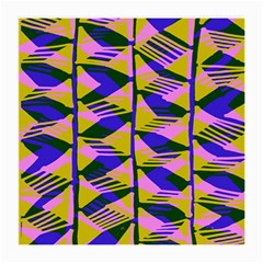 Crazy Zig Zags Blue Yellow Medium Glasses Cloth