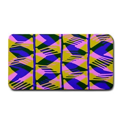 Crazy Zig Zags Blue Yellow Medium Bar Mats by Alisyart