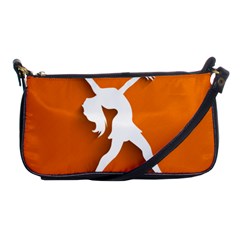 Dance Dancing Orange Girl Shoulder Clutch Bags