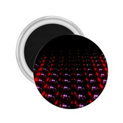 Digital Balls Lights Purple Red 2 25  Magnets